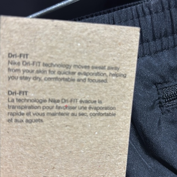 Nike Dri-Fit Running Shorts,panty lined,back zipper,elastic drawstring waist - Picture 9 of 12